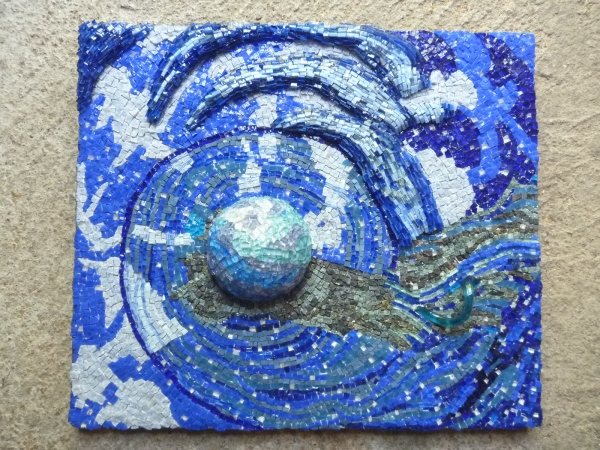 planete bleue, œuvre d'Anik-Chaïma